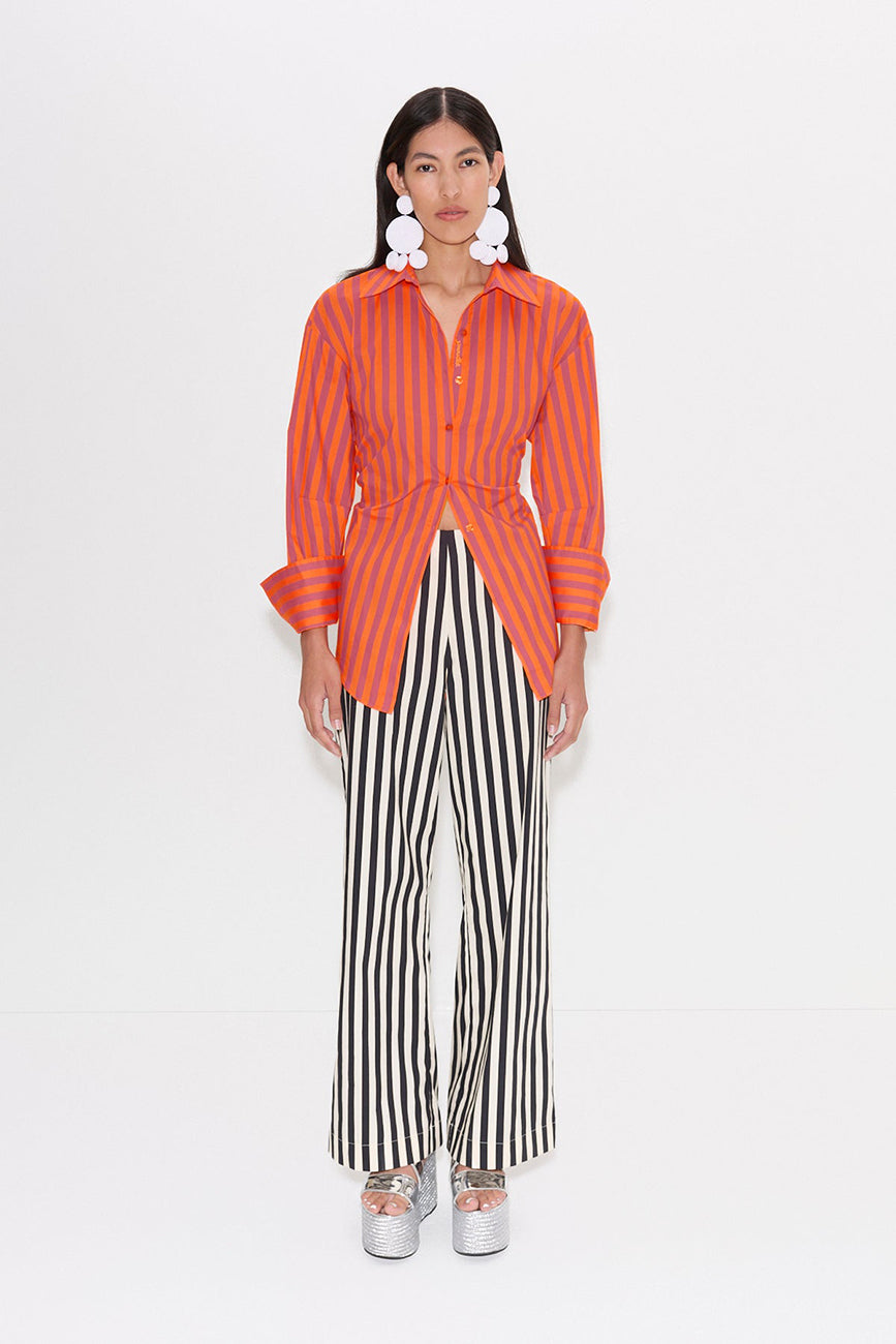 LOCH POPLIN BUTTON UP