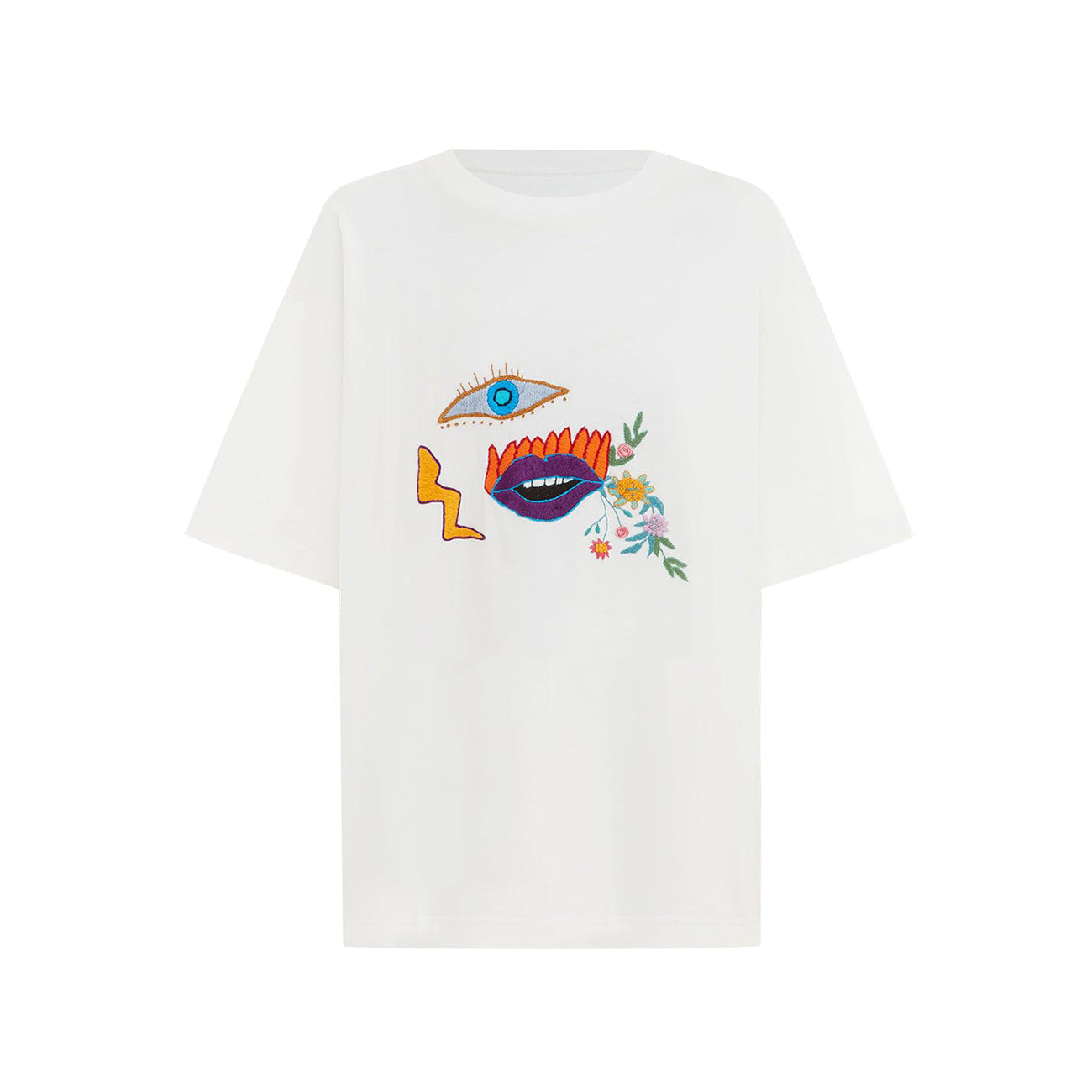 MEAGAN EMBROIDERY TSHIRT