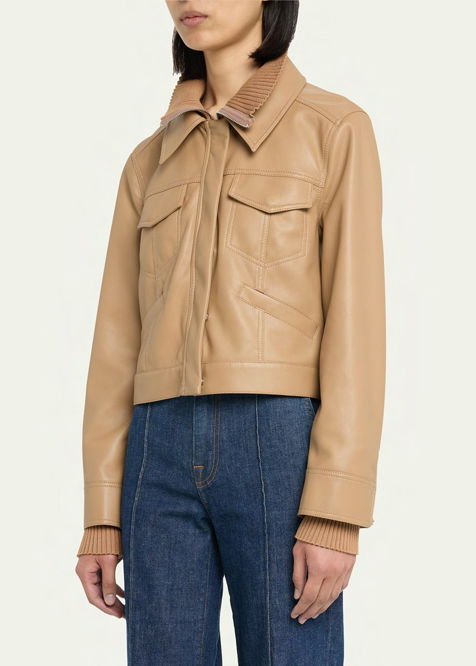 BECKA BOXY ZIP UP JACKET
