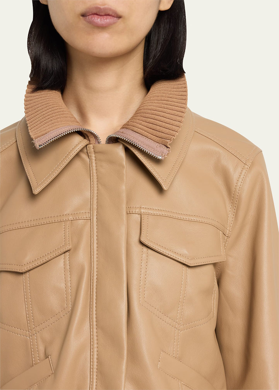 BECKA BOXY ZIP UP JACKET