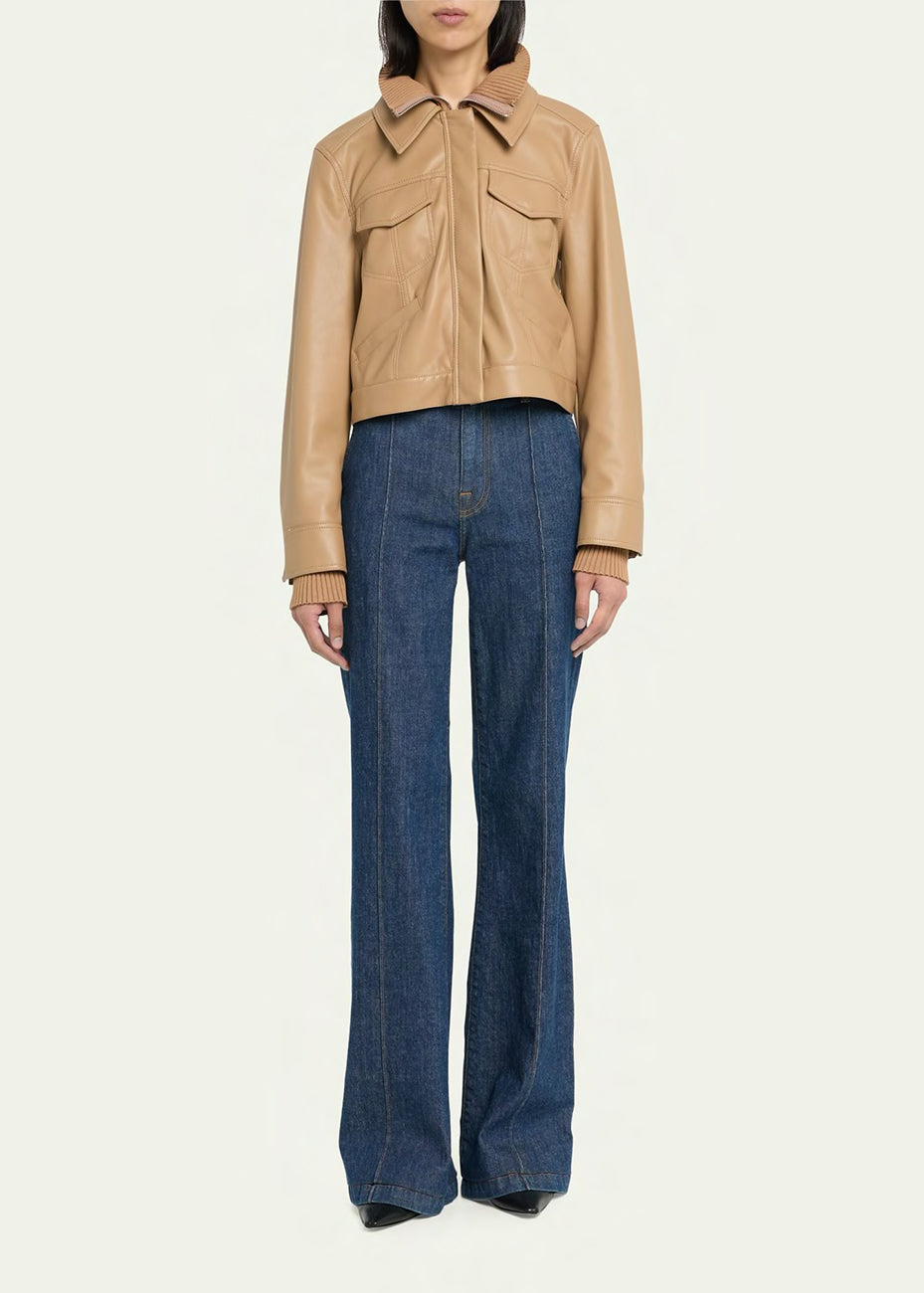 BECKA BOXY ZIP UP JACKET