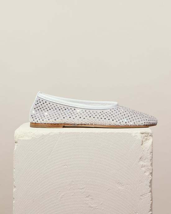 BALLA CRYSTALS MESH BALLERINA