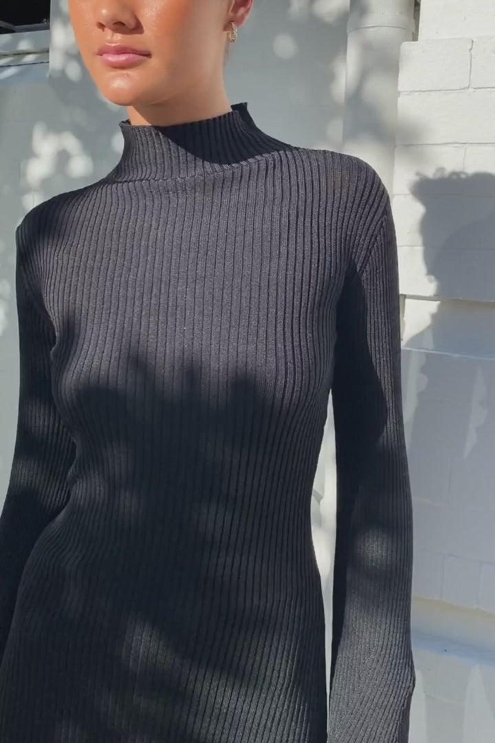 ALFIE FUNNEL NECK TUNIC DRESS