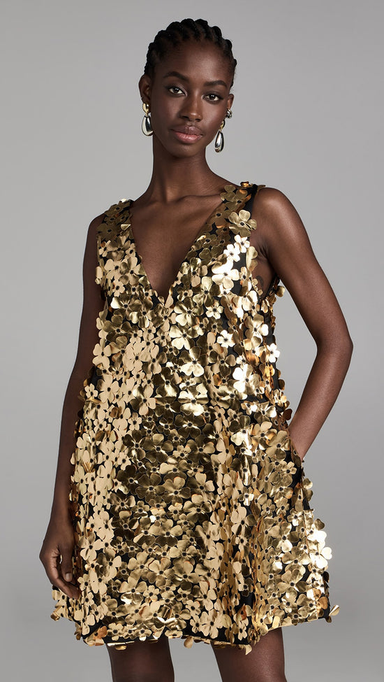 Stine goya gold dress cheap
