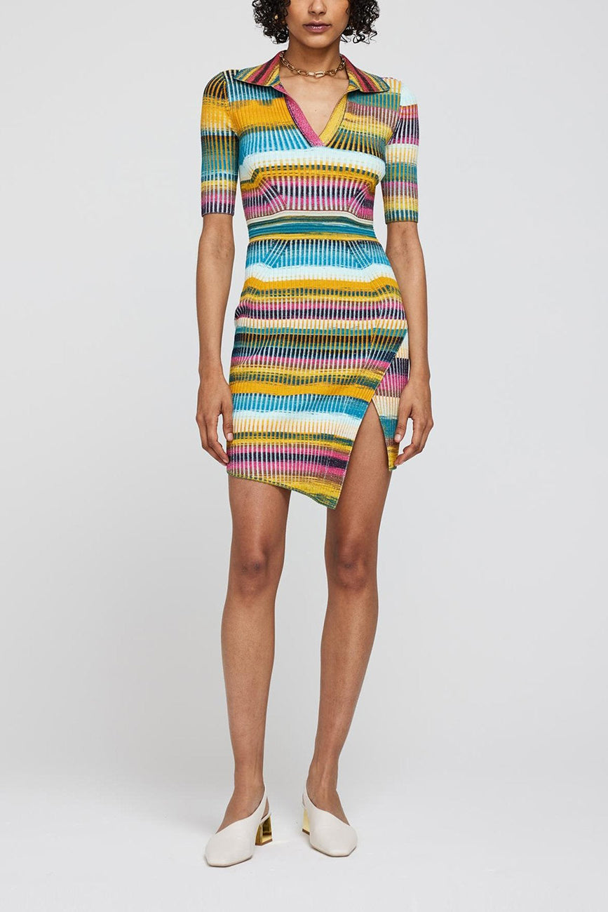 Load image into Gallery viewer, SOLANA POLO MINI WRAP DRESS
