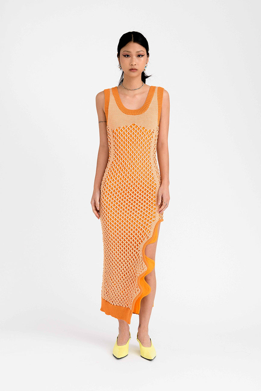 Load image into Gallery viewer, DOROTHY CROCHET TANK DRESS
