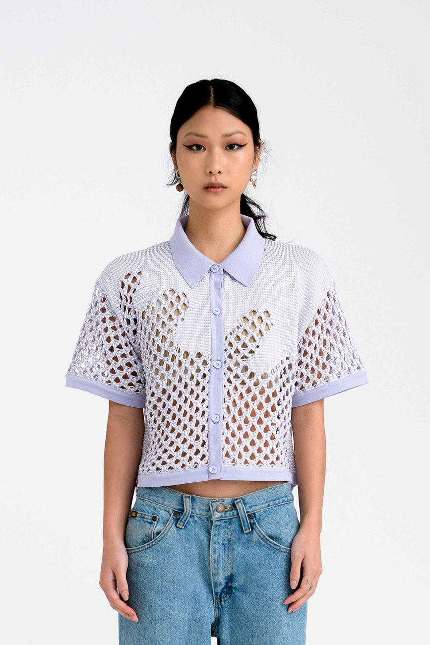 PEEWEE CROCHET POLO SHIRT