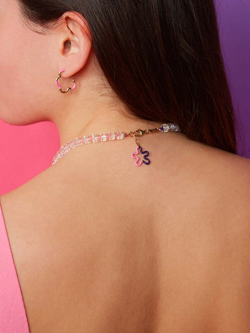 B BEADED NECKLACE
