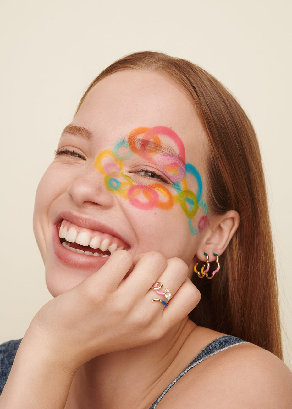 B MULTI MINI EARRINGS