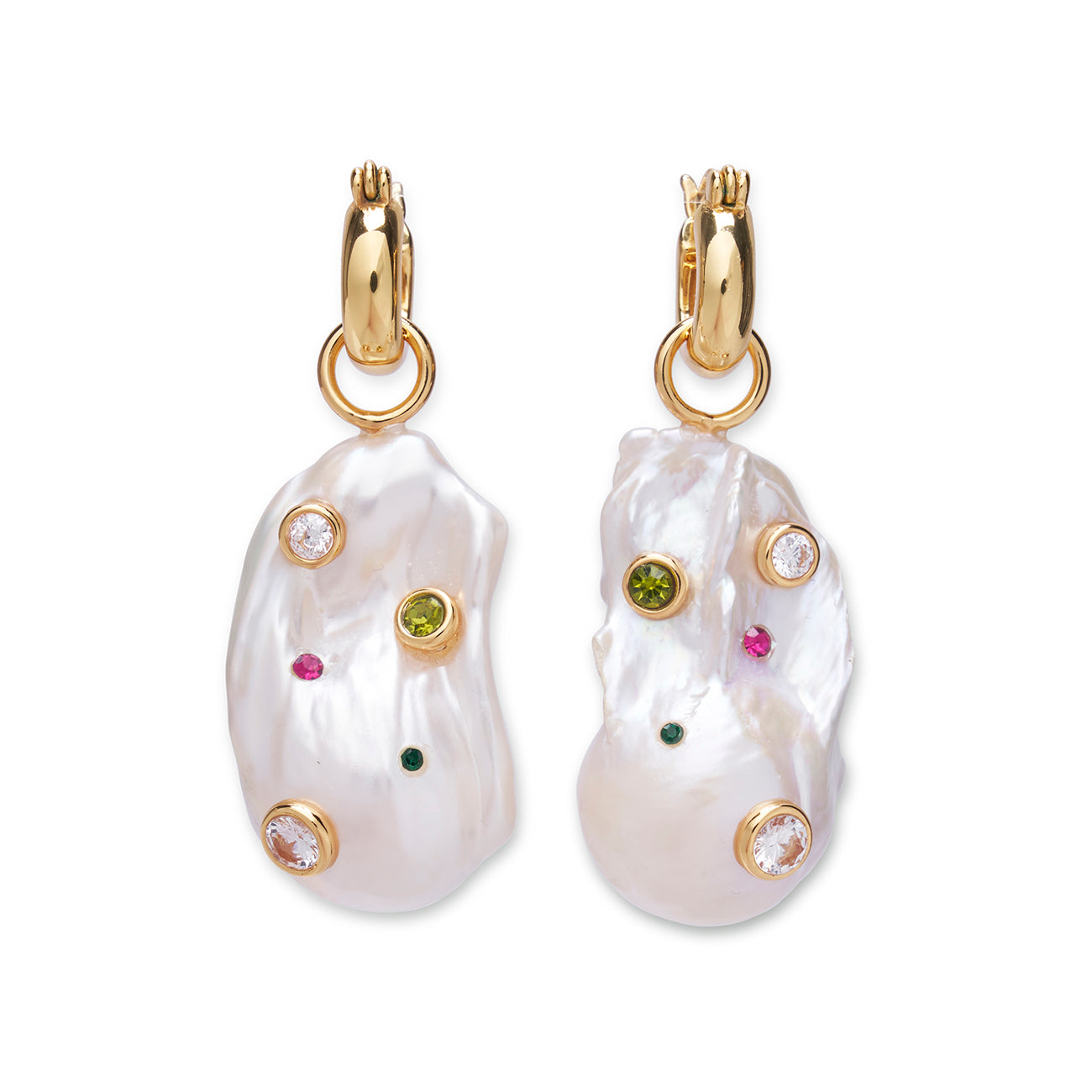 RAINBOW PEARL EARRINGS