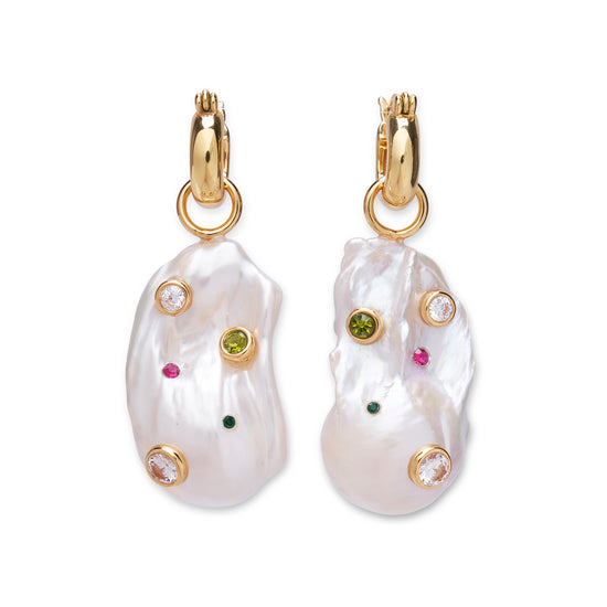 RAINBOW PEARL EARRINGS