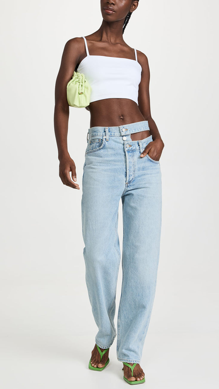 BROKEN WAISTBAND JEAN
