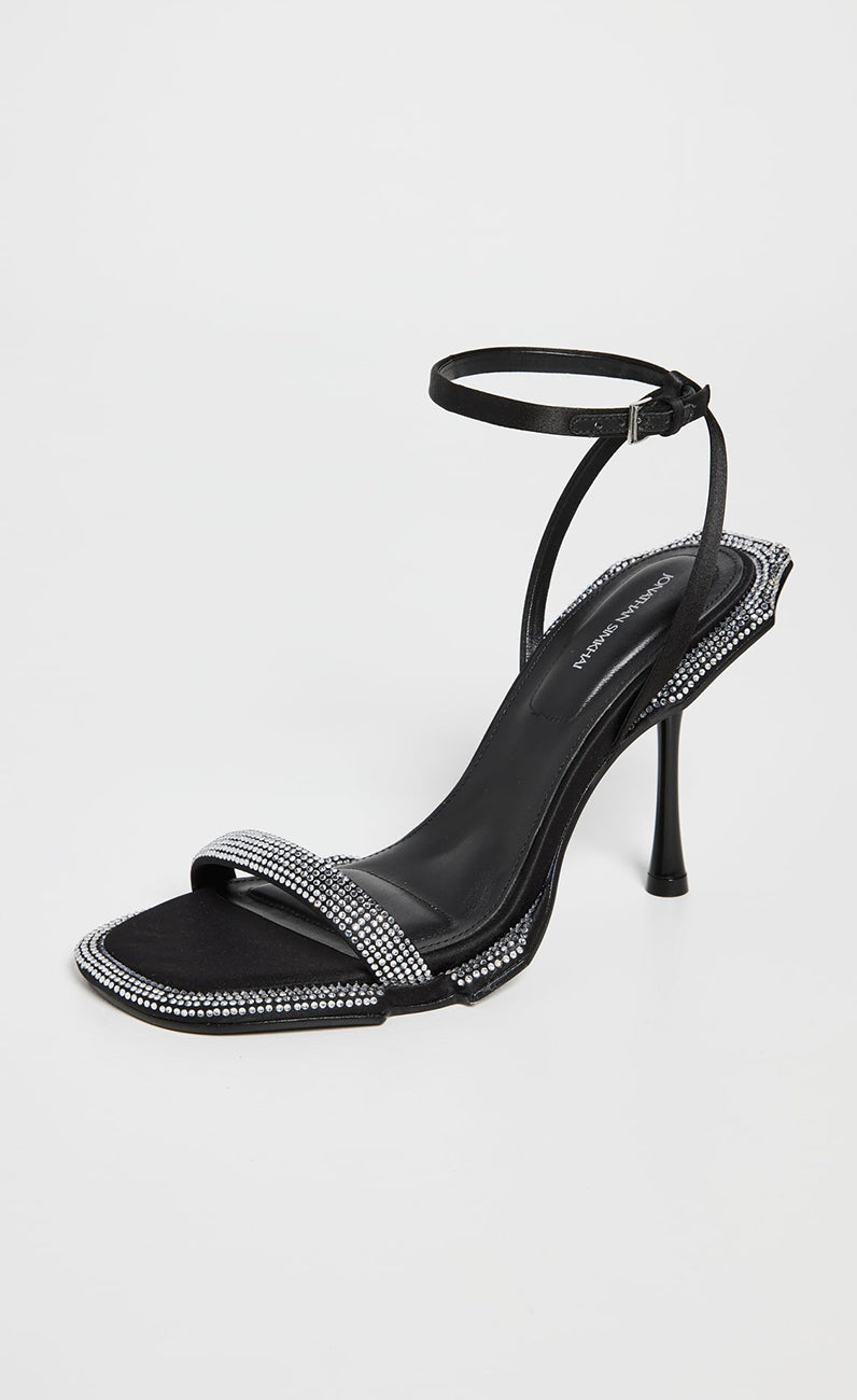 ICON CRYSTAL SCULPTED SANDALS