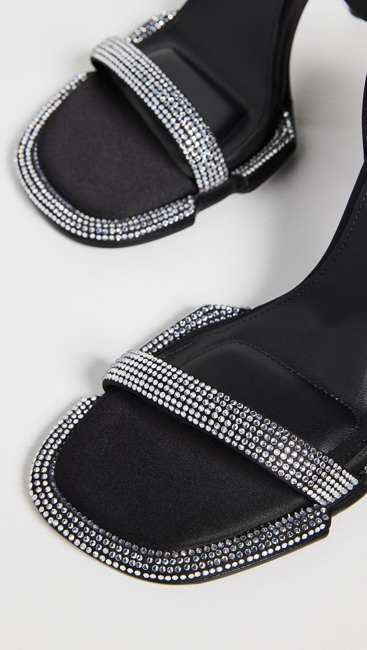 ICON CRYSTAL SCULPTED SANDALS