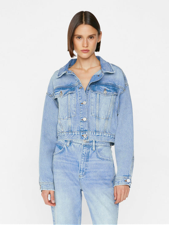 LE CROPPED OVERSIZED JACKET FRAME PLAQUE