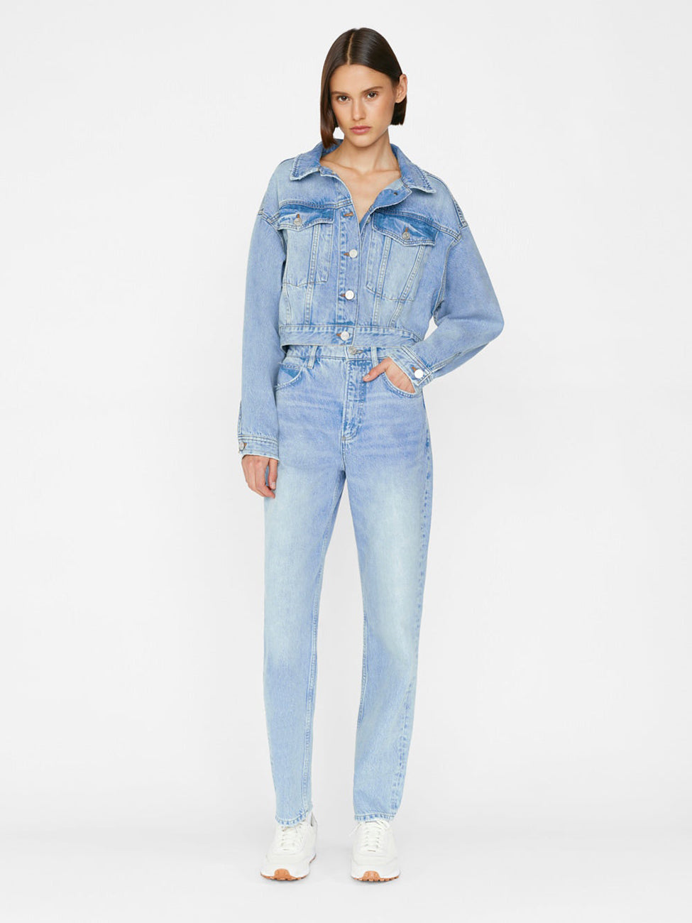 LE CROPPED OVERSIZED JACKET FRAME PLAQUE