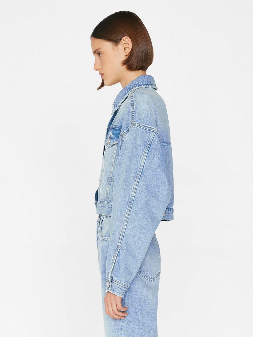 LE CROPPED OVERSIZED JACKET FRAME PLAQUE