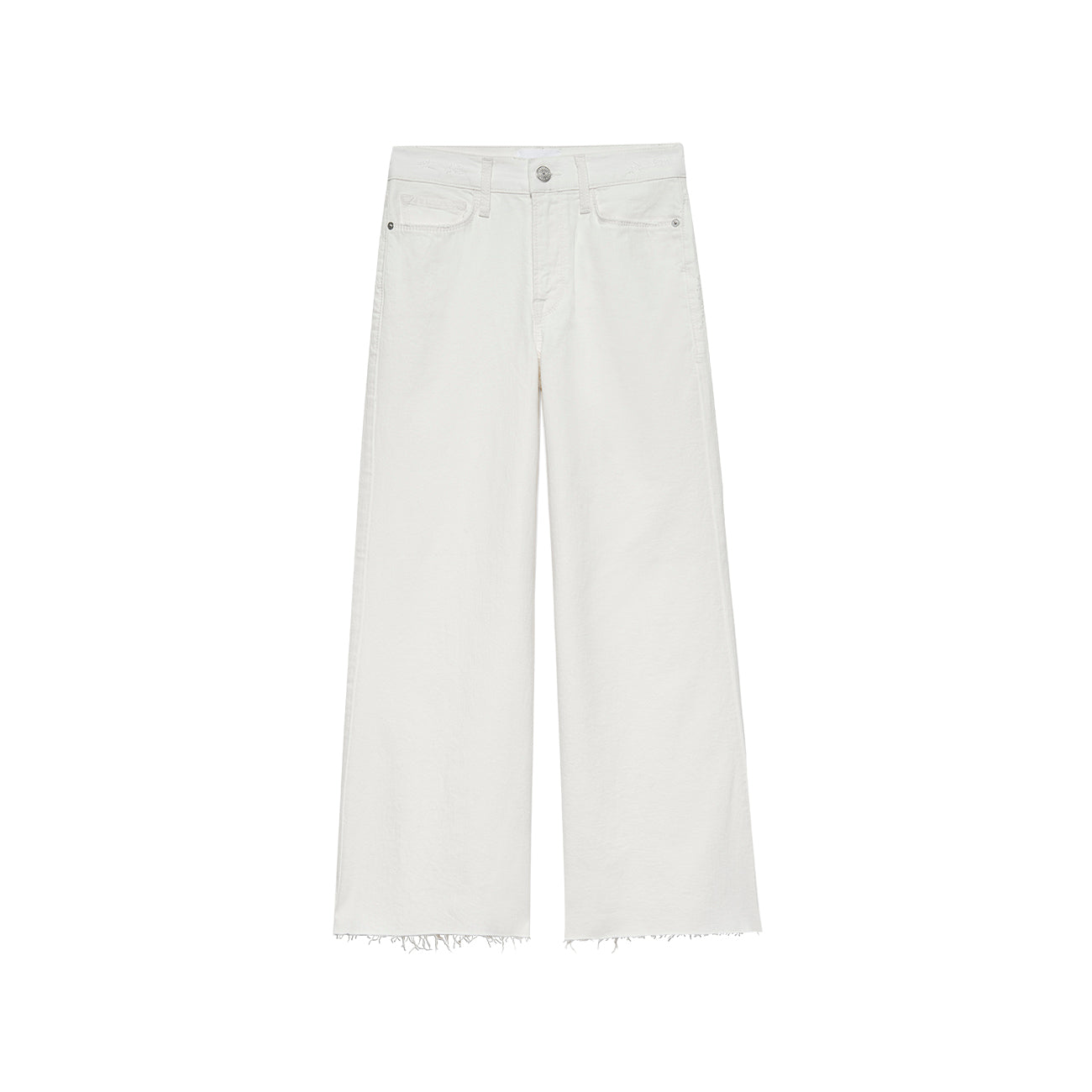 LE PALAZZO CROP RAW JEANS