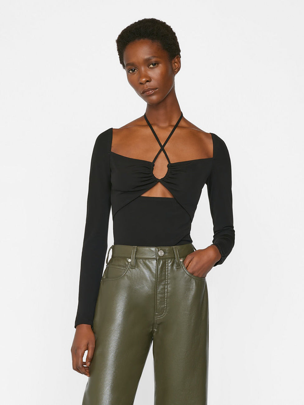 STRAPPY KNIT TOP