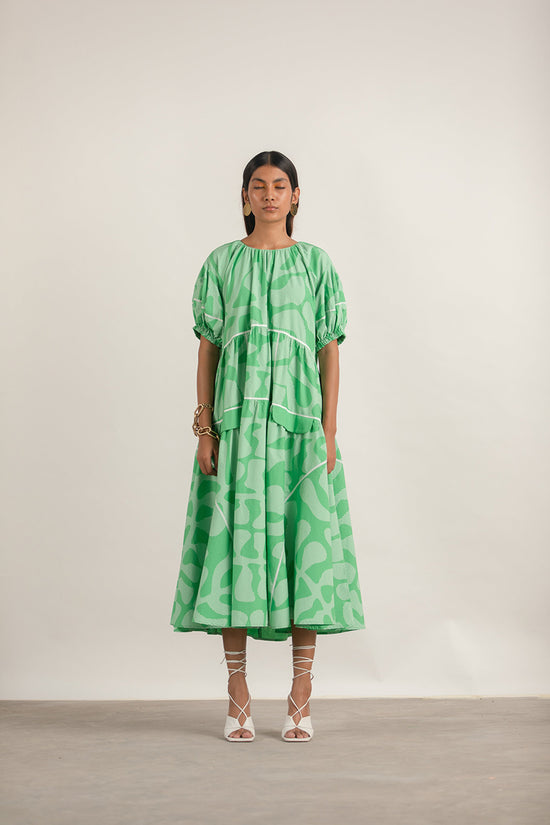 GATHER NECK DRESS