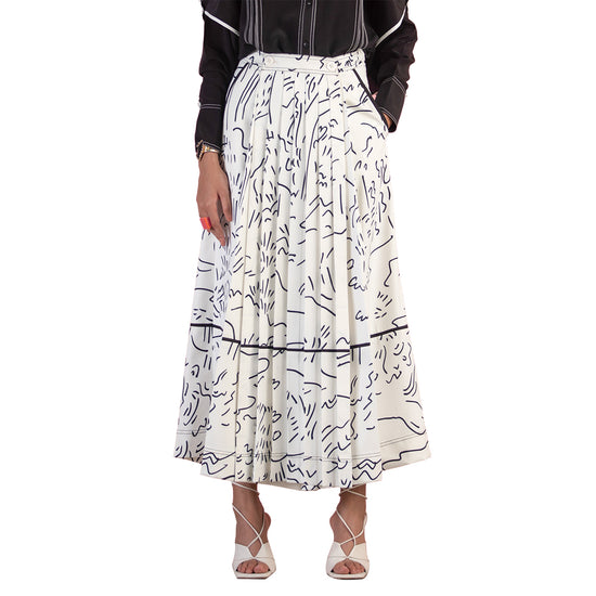 LANDSCAPE PLEATED TROUSER