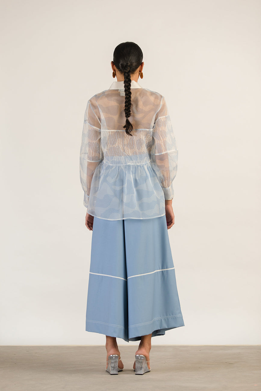 SKY PLEATED TROUSER