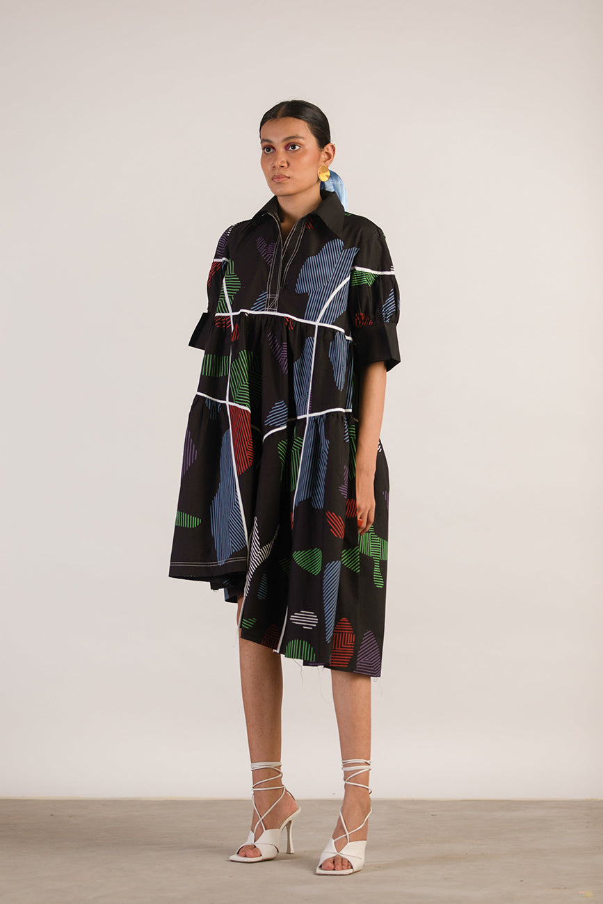 SHORT TERRAZO DRESS