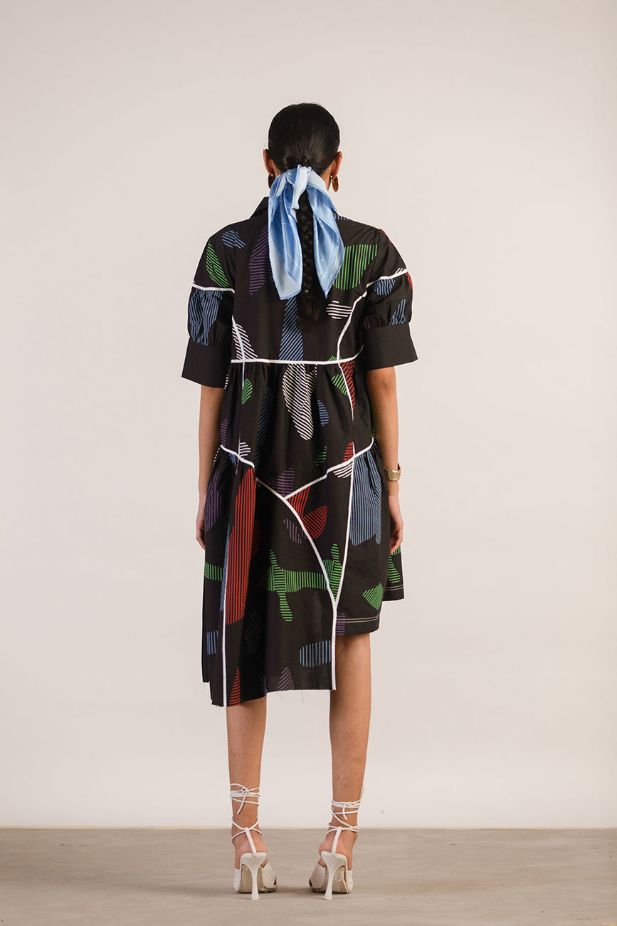 SHORT TERRAZO DRESS