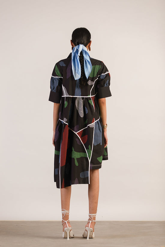 Load image into Gallery viewer, SHORT TERRAZO DRESS
