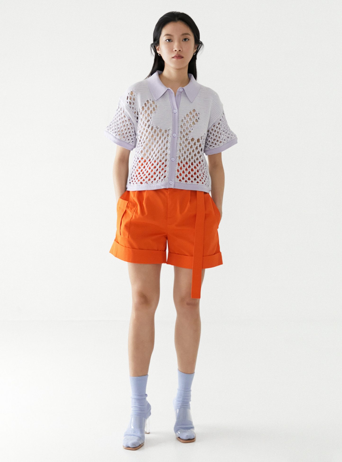 Load image into Gallery viewer, PEEWEE CROCHET POLO SHIRT
