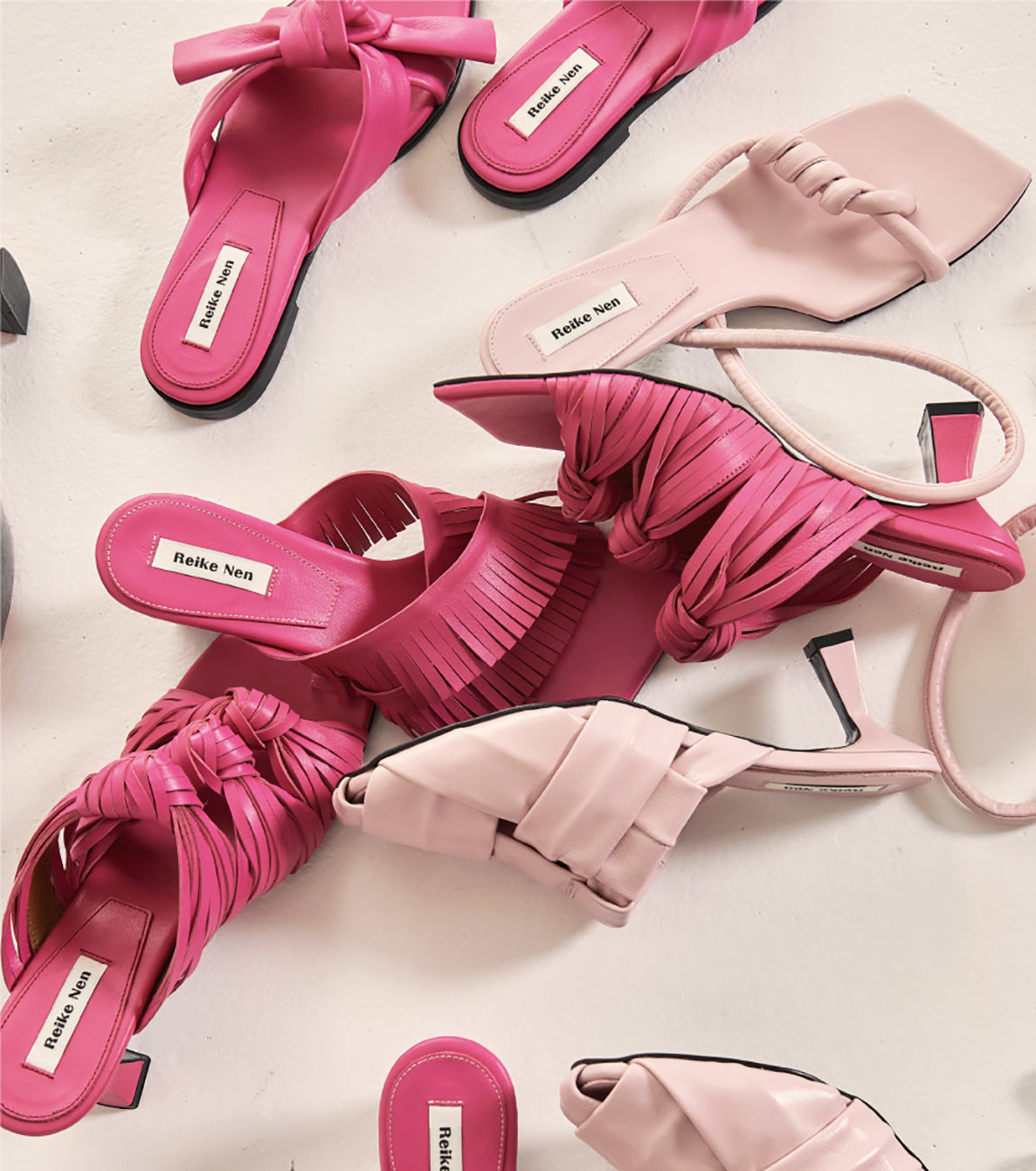 CROSS FRINGE HEELS