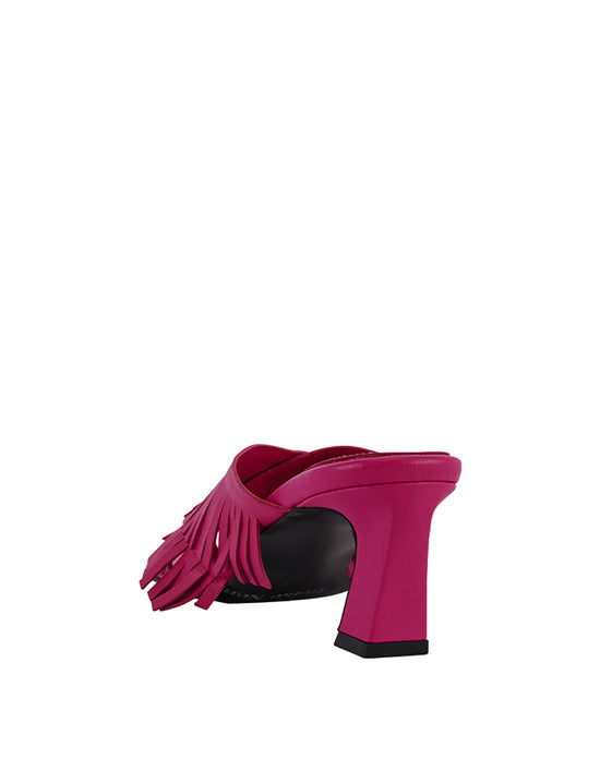 CROSS FRINGE HEELS