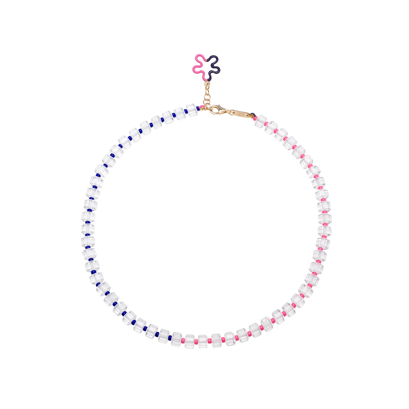B BEADED NECKLACE