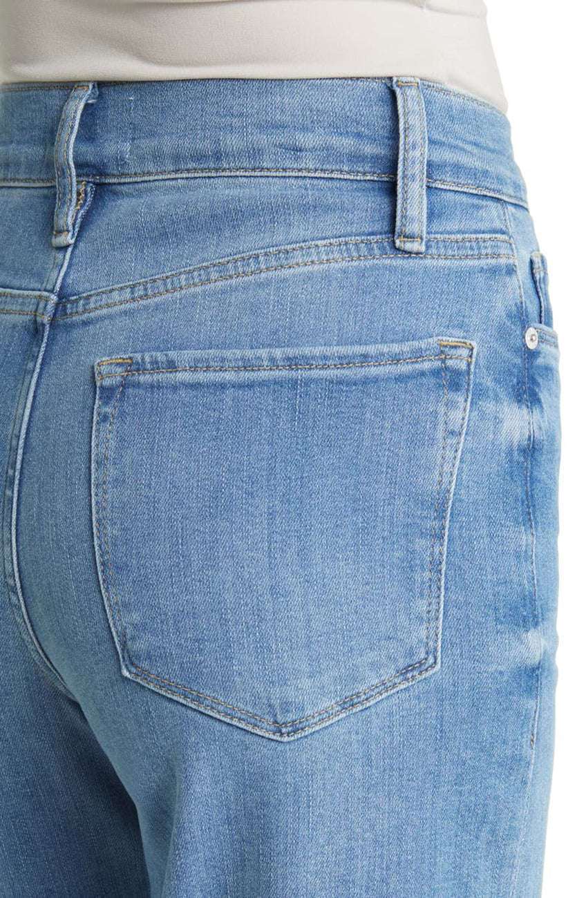 Load image into Gallery viewer, LE PALAZZO CROP RAW JEANS
