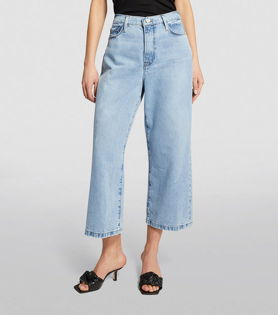 ALI WIDE CROP JEANS