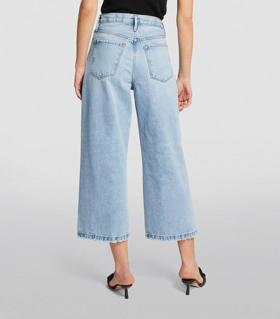 ALI WIDE CROP JEANS