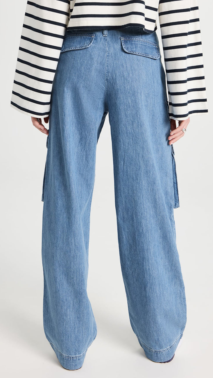 RELAXED STRAIGHT CARGO JEANS – BRUNI