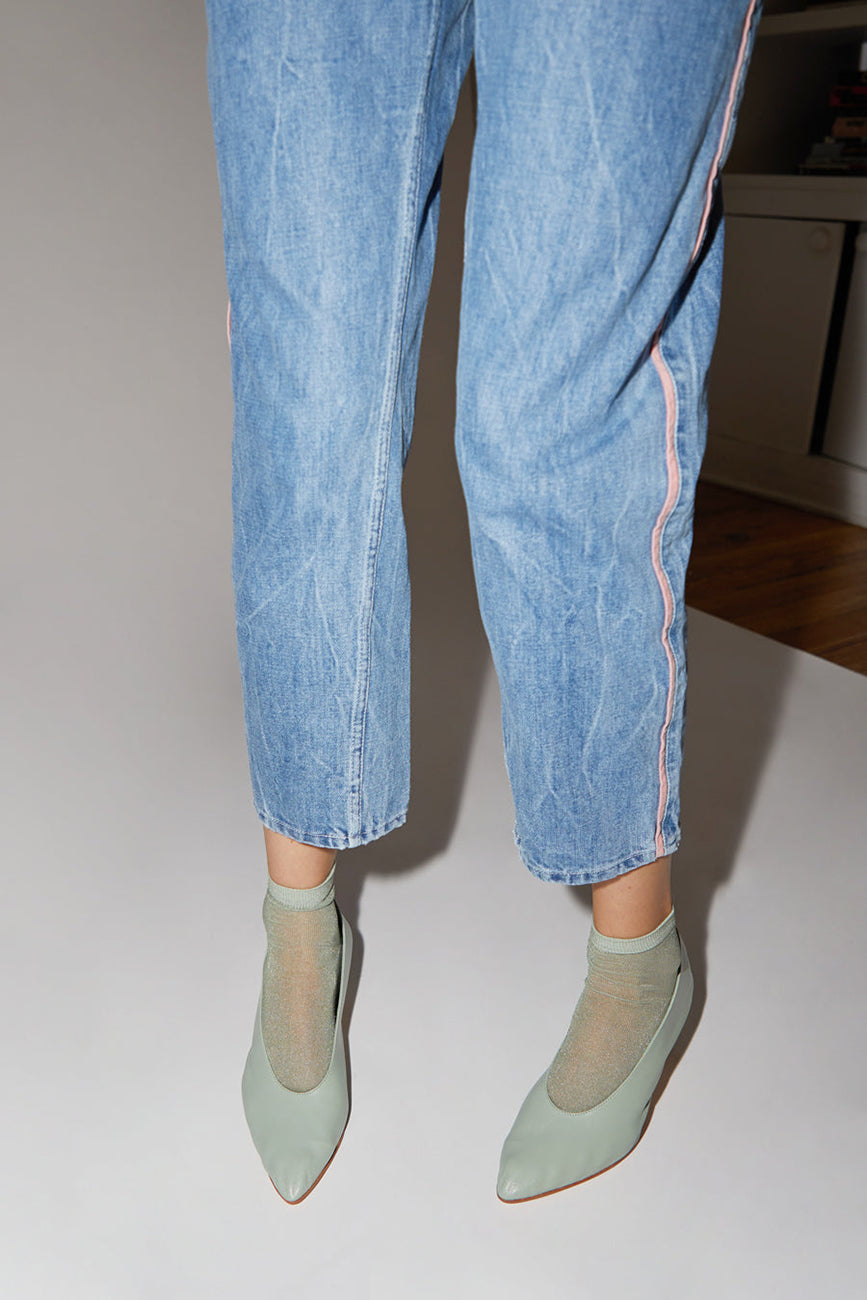 Martiniano Party Flat in Sage – No.6 Store