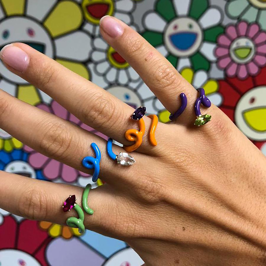 BABY VINE TENDRIL RING